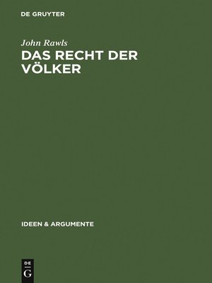 cover image of Das Recht der Völker